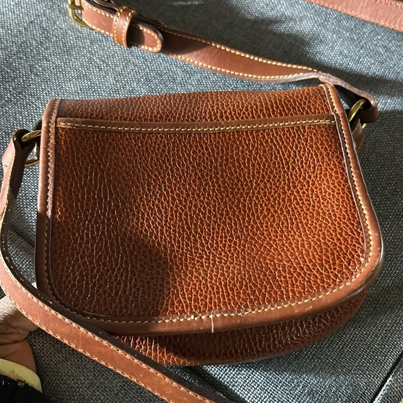 Vintage Coach Sheridan Tan Pebble Leather Durham Mini Bag - Style No. 0498 - Picture 3 of 5